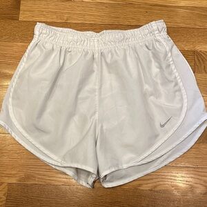 Nike Women's White Athletic Shorts